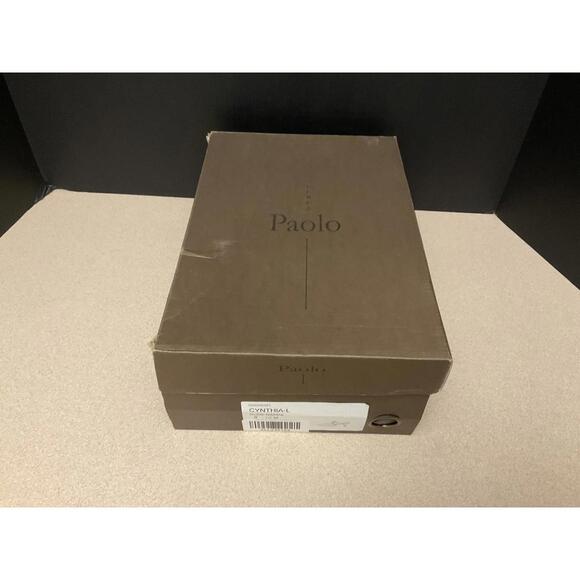 New! Womens Linea Paolo Cynthia Nude Nappy Buckled Kitten Heels Mules. Size 9.5M - Picture 3 of 11